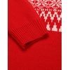 image:imageCOOFANDY Mens Quarter Zip Pullover Sweater Casual Zip Up Polo Sweater KnitRed Deer