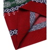 image:imageCOOFANDY Mens Quarter Zip Pullover Sweater Casual Zip Up Polo Sweater KnitSd587deer Tree Snowflake