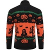 image:imageCOOFANDY Mens Quarter Zip Pullover Sweater Casual Zip Up Polo Sweater KnitWs110pumpkin