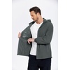 image:imageCOOFANDY Mens Rain Jacket Lightweight Waterproof Raincoat Packable Rain Shell Jacket With Hood Golf Hiking WindbreakerDeep Gray