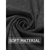 image:imageCOOFANDY Mens Ruffle Shawl Collar Cardigan Open Front Lightweight Long Length Drape Cape Overcoat with PocketsDeep Gray