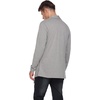 image:imageCOOFANDY Mens Ruffle Shawl Collar Cardigan Open Front Lightweight Long Length Drape Cape Overcoat with PocketsGray
