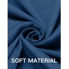 image:imageCOOFANDY Mens Ruffle Shawl Collar Cardigan Open Front Lightweight Long Length Drape Cape Overcoat with PocketsNavy Blue