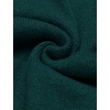 image:imageCOOFANDY Mens Shawl Collar Sweaters VNeck Relaxed Fit Cable PulloversDark Green