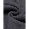 image:imageCOOFANDY Mens Shawl Collar Sweaters VNeck Relaxed Fit Cable PulloversGrey