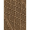 image:imageCOOFANDY Mens Shawl Collar Sweaters VNeck Relaxed Fit Cable PulloversKhaki