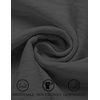 image:imageCOOFANDY Mens Short Sleeve Button Down Shirt Casual Summer Beach Untucked Vacation Textured Shirts with PocketGranite Gray
