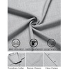 image:imageCOOFANDY Mens Short Sleeve Button Down Shirt Casual Summer Beach Untucked Vacation Textured Shirts with PocketQuiet Gray