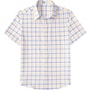 image:imageCOOFANDY Mens Short Sleeve Button Down Shirts Plaid Summer Dress Shirt with Pocket Business Casual Outfits for MenYellow Plaid