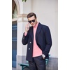 image:imageCOOFANDY Mens Slim Fit Basic Turtleneck Long Sleeve Lightweight Pullover Sweaters Casual Knitted TopsPink