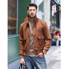 image:imageCOOFANDY Mens Slim Fit Mock Turtleneck T Shirt Casual Basic Knitted Long Sleeve Pullover SweaterKhaki