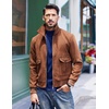 image:imageCOOFANDY Mens Slim Fit Mock Turtleneck T Shirt Casual Basic Knitted Long Sleeve Pullover SweaterNavy