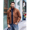 image:imageCOOFANDY Mens Slim Fit Mock Turtleneck T Shirt Casual Basic Knitted Long Sleeve Pullover SweaterNavy Blue