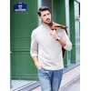 image:imageCOOFANDY Mens Slim Fit Mock Turtleneck T Shirt Casual Basic Knitted Long Sleeve Pullover SweaterWhite
