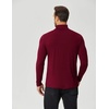 image:imageCOOFANDY Mens Slim Fit Mock Turtleneck T Shirt Casual Basic Knitted Long Sleeve Pullover SweaterWine Red