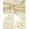 image:imageCOOFANDY Mens Summer Sleeveless Shirts Beach Knit Tank Top Button Up Casual Tank Shirt Vacation TopsCream