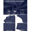 image:imageCOOFANDY Mens Summer Sleeveless Shirts Beach Knit Tank Top Button Up Casual Tank Shirt Vacation TopsNavy Blue