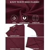 image:imageCOOFANDY Mens Summer Sleeveless Shirts Beach Knit Tank Top Button Up Casual Tank Shirt Vacation TopsWine Red