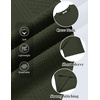 image:imageCOOFANDY Mens TShirt Short Sleeve Crew Neck Textured Shirts Classic Knit Pullover TeesArmy Green