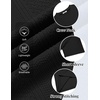 image:imageCOOFANDY Mens TShirt Short Sleeve Crew Neck Textured Shirts Classic Knit Pullover TeesBlack