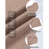 image:imageCOOFANDY Mens TShirt Short Sleeve Crew Neck Textured Shirts Classic Knit Pullover TeesKhaki