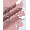 image:imageCOOFANDY Mens TShirt Short Sleeve Crew Neck Textured Shirts Classic Knit Pullover TeesPink