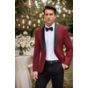image:imageCOOFANDY Mens Tuxedo Jacket Wedding Suit Jacket Slim Fit Blazer Jacket for Dinner Prom Party