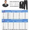 image:imageCOOFANDY Mens Tuxedo Suit Set Slim Fit 2 Piece One Button Blazer Jacket Pants for WeddingDinnerPromBlack
