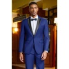 image:imageCOOFANDY Mens Tuxedo Suit Set Slim Fit 2 Piece One Button Blazer Jacket Pants for WeddingDinnerPromBlue