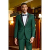 image:imageCOOFANDY Mens Tuxedo Suit Set Slim Fit 2 Piece One Button Blazer Jacket Pants for WeddingDinnerPromGreen