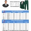 image:imageCOOFANDY Mens Tuxedo Suit Set Slim Fit 2 Piece One Button Blazer Jacket Pants for WeddingDinnerPromGreen