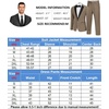 image:imageCOOFANDY Mens Tuxedo Suit Set Slim Fit 2 Piece One Button Blazer Jacket Pants for WeddingDinnerPromKhaki
