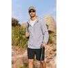 image:imageCOOFANDY Mens UPF 50 Sun Protection Hoodie Jacket Full Zip Light Long Sleeve Performance Fishing Shirts Hiking OutdoorLight Grey