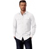 image:imageCOOFANDY Mens Western Cowboy Shirt Long Sleeve Cotton Button Down Work Shirts with PocketsWhite