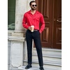 image:imageCOOFANDY Silk Dress Shirt for Men Slim Fit Satin Long Sleeve Shirts Luxury Wedding Shirt