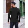 image:imageCOOFANDY Thermal Shirts for Men Heavyweight Long Sleeve T Shirt Casual Basic Shirts Stretch Crew Neck UndershirtsBlack