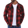 image:imageCOOFANDY Men Flannel Jackets Full Zip Up Plaid Shirt Shackets Cotton Lightweight Jackets Casual Stylish Fall Jackets 2024