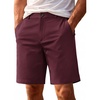 image:imageCOOFANDY Men Short Casual 9 Lightweight Cotton Comfort Stretch Dress Short  Stretch Chino Short Lightweight Cotton Summer Shorts Breathable Elastic Waist Flat Front Stretch Dress Shorts Flat FrontWine