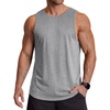 image:imageCOOFANDY Men Workout Tank Tops Sleeveless Gym Muscle Shirt Quick Dry Athletic Running Tee Shirts Summer LightweightLight Grey