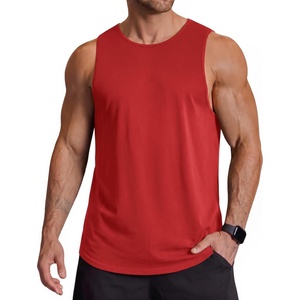 image:imageCOOFANDY Men Workout Tank Tops Sleeveless Gym Muscle Shirt Quick Dry Athletic Running Tee Shirts Summer LightweightRed