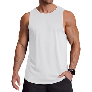 image:imageCOOFANDY Men Workout Tank Tops Sleeveless Gym Muscle Shirt Quick Dry Athletic Running Tee Shirts Summer LightweightWhite