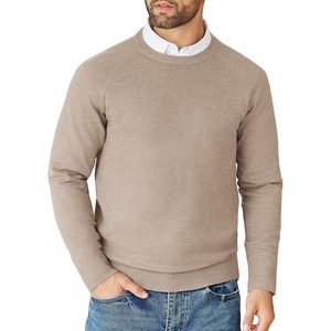 image:imageCOOFANDY Mens Crewneck Sweater Casual Dress Pullover Sweaters Slim Fit Lightweight Long Sleeve Raglan SweatersLight Coffee