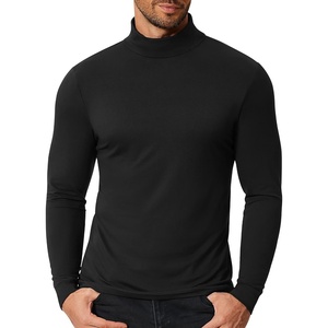 image:imageCOOFANDY Mens Slim Fit Mock Turtleneck T Shirt Casual Basic Knitted Long Sleeve Pullover SweaterBlack