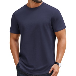 image:imageCOOFANDY Mens Tshirts 100 Cotton Big Tall T Shirts Basic Tees Plain T ShirtsNavy