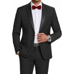 image:imageCOOFANDY Mens Tuxedo Suit Set Slim Fit 2 Piece One Button Blazer Jacket Pants for WeddingDinnerPromBlack