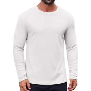 image:imageCOOFANDY Thermal Shirts for Men Heavyweight Long Sleeve T Shirt Casual Basic Shirts Stretch Crew Neck UndershirtsWhite
