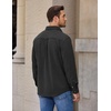 image:imageCOOFANDY Mens Button Down Shirt Jacket Long Sleeve Flannel Shirts  Shacket Overshirt Soft Brushed Fabric With Flap Pocket Casual Outdoor WorkDark Gray Heather