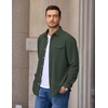 image:imageCOOFANDY Mens Button Down Shirt Jacket Long Sleeve Flannel ShirtsLake Green