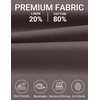 image:imageCOOFANDY Mens Casual Cotton Linen Shorts Elastic Waist Drawstring Shorts Summer Beach VacationDark Grey