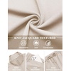 image:imageCOOFANDY Mens Casual Sweatsuit 2 Piece Athletic Full Zip Tracksuit Jacquard Jogging Set Fashion Jackets And Pants OutfitCream